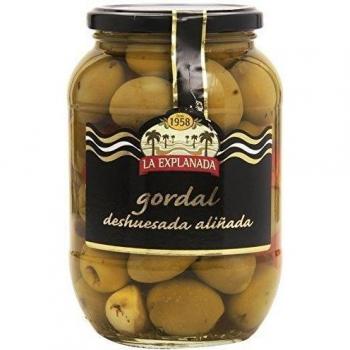 La Explanada - Gordal deshuesada aliñada - Aceitunas verdes - 400 g