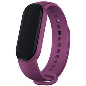 PINKMOVIL Correa Compatible con Xiaomi Mi Band 5 Liso Violeta