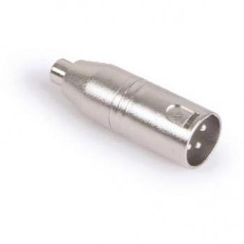 Adaptador de audio RCA hembra a XLR macho Fonestar SM-581