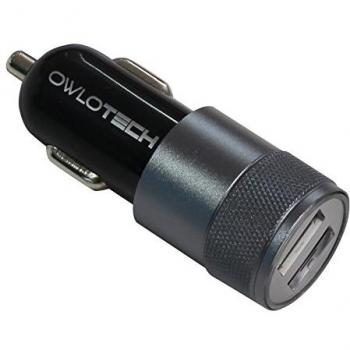 Owlotech OW1001 - Cargador para coche con USB 2.4 y 2.4A