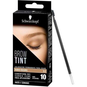 Schwarzkopf Brow Tint Rubio Oscuro - Coloración Permanente Profesional para Cejas