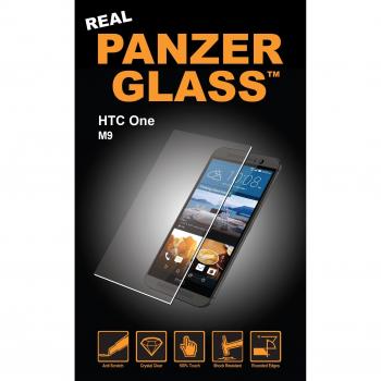 Panzer Glass PG1076 - Protector de pantalla de cristal resistente a rasguños y líquidos compatible con HTC One M9