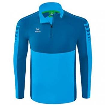 Sudadera Erima Six Wings con Media Cremallera para Entrenamiento - Azul - XXL