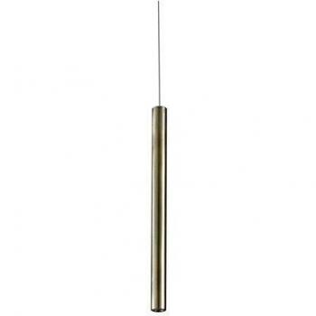 Lámpara Colgante Oboe de Aluminio delgado con LED Integrado, Bronce, 35 cm, 4000K - 3.5W, 280 Lúmenes