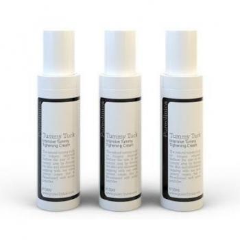 Tummy Tuck Stomach Firming and Skin Toning Cream 50ml x 3 bottles. Destroys fatty deposits that cause cellulite and wobbly skin, and tones and firms so you can look great in a bikini. SKU: TT1x3