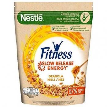 Nestlé Fitness Cereales Granola Copos de Avena Integral y Trigo con Miel, 300g