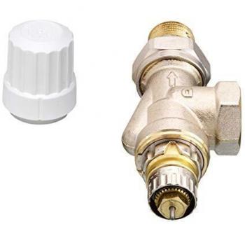 Cuerpo Termostático de Ángulo Invertido en Latón con Conexión Hembra 15/21 - Danfoss