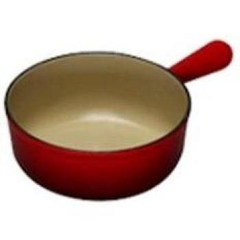 Cazo Fondue de Hierro Fundido Le Creuset 18 cm Rojo Cereza