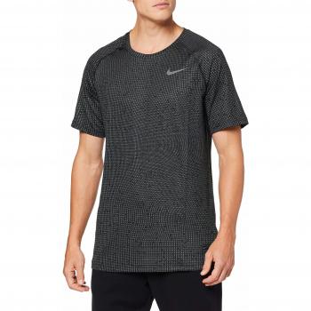 Nike M NP BRT Top SS Aoj Camiseta de Manga Corta, Hombre, Black/Black/Dark Grey, 2XL
