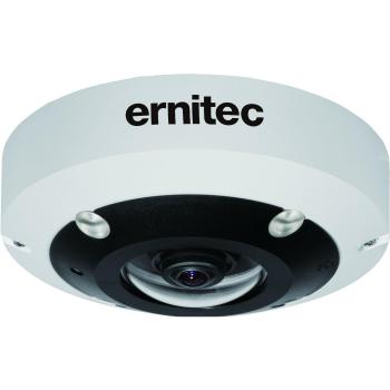 Cámara IP Fisheye 12MP Panorámica IR 4K Ultra HD Dome con DWDR y PoE