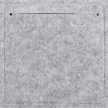 Amazon Basics - Funda de fieltro para portátil de 11 pulgadas, color gris claro