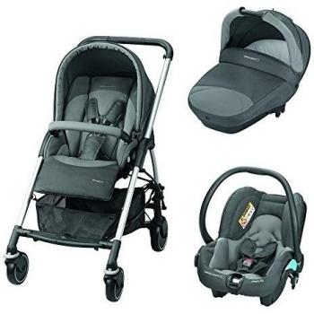 Bébé Confort Streety Next - Pack trío, color gris