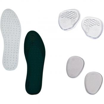Juego de 2 Negro para Mujer Botas Plantilla zuschneidbare Individual Tamaño + Gel Suela Pumps High Heels Stöckel Super Guantes de por fin Cómodo Correr