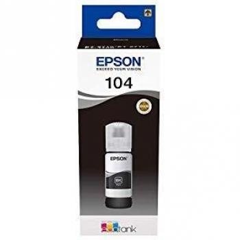 Epson C13T00P140 Tinta 104 negro, 4500 Lados EcoTank, 65 ml