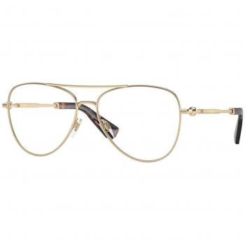 Burberry BE1386 1109 Men's Gold Eyeglasses Frame 57mm - Blue Light Blocking Available