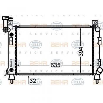 Hella  8MK 376 766-561 radiador