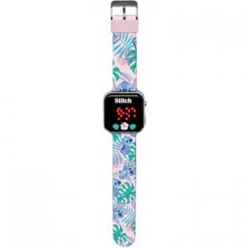Reloj Digital LED para Niños Stitch con Correa de Plástico, Dimensiones 18x7x3 Cms, Automático, Unisex