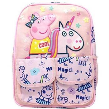 Mochila Escolar Grande Mochila Peppa Unicornio 33cm