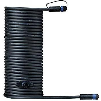 Cable de Conexión Exterior Paulmann Plug & Shine IP68 10m, 1 Entrada - 2 Salidas, Negro