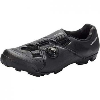 Zapatillas de Montaña Shimano XC-300 para MTB Negro - Características: Diseño específico para ciclismo de montaña, suela rígida para una mejor transferencia de energía, parte superior en material sintético resistente al agua, cierre con cordones