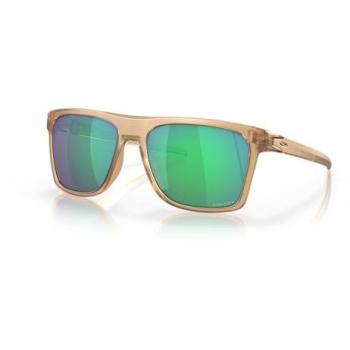 Oakley Leffingwell Matte Sepia Sunglasses with Prizm Jade Lenses for Men