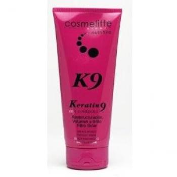 Tratamiento Capilar Sin Aclarado Cosmelitte K9 con Queratina y Colágeno 200ml
