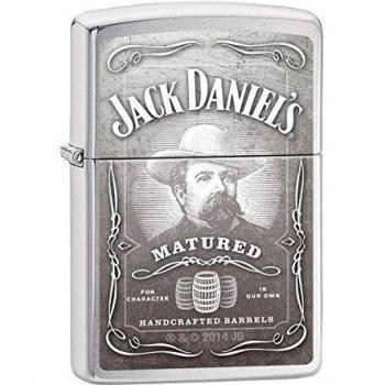 Zippo 14N044 - Mechero de Gasolina, latón, Cromado, 5,70 x 3,70 x 1,20 cm
