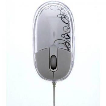 Ratón Óptico con Cable Lumy T'nb Terapia de Luz Color Blanco 1000dpi