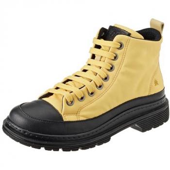 Botines Unisex Art 1895 Birmingham Amarillo Nylon con Cordones Casual 42 EU