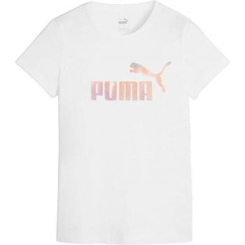 Camiseta Puma Essentials+ Summer Daze Blanco Mujer