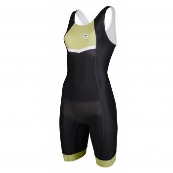 Taymory Feu Top de Corta Distancia, Mujer, Amarillo / Negro, L