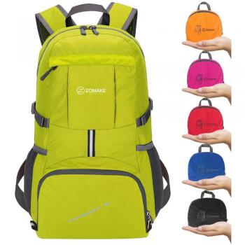 ZOMAKE 35L Ultra Ligera Mochila Plegable de Senderismo Excursión Deportes al aire libre/Bolsa de Viaje, Nylon Impermeable
