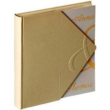 Walther Design UH-138 álbum de la Boda Carta Amor, 28 x 30,5 cm, 50 páginas Blancas, con el Sobrepuesto, Crema
