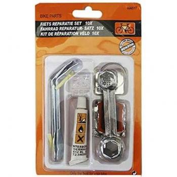 BENSON 8043 Kit Básico Reparación Bicicleta, Adultos Unisex, Plateado, Estándar