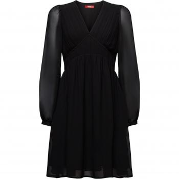 Esprit Women's Chiffon V Neck Mini Dress