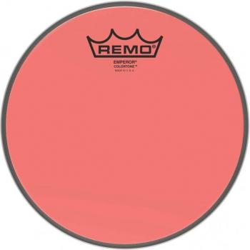 Remo 10 Emperor Colortone Clear Drum Head - Red