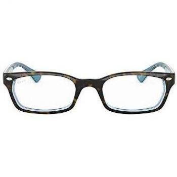 Ray-Ban Women's 0RX 5150 5023 50 Optical Frames, Havana/Blue