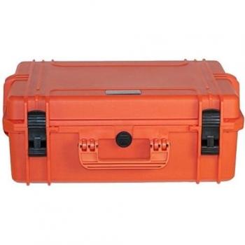 KP Cases KPC-GP2 - Maletín de seguridad para 1 cámara GoPro y accesorios, naranja