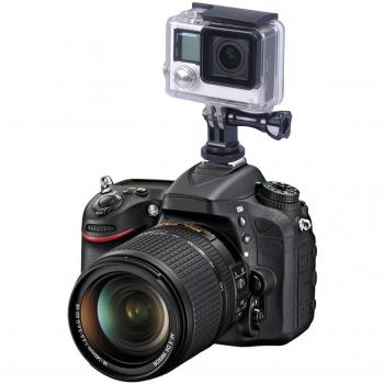 Smatree Adaptador SLR de Aluminio Completo a Cámara SLR Hot Shoe para GoPro Session,Hero 10,9,8,7,6,5,4,3+,3,2,1,Hero 2018