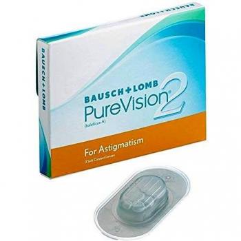 BAUSCH + LOMB - PureVision®2 For Astigmatism - Lentes de contacto de reemplazo mensual para Astigmatismo