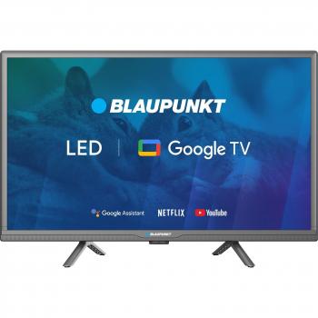 Smart TV Blaupunkt 24HBG5000S 24 HD LED, Google TV, Dolby Digital, WiFi 2.4-5GHz, Bluetooth, color negro
