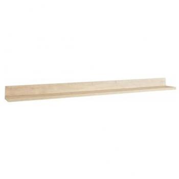 Estantería de pared de madera clara Palma L157 cm