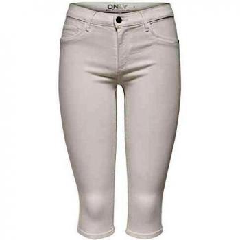 Only Onlrain Reg SK Knickers Pnt Cry9090 Pantalones Cortos, Blanco