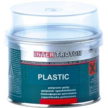 Inter Troton - Masilla endurecedora de poliéster para plástico, 0,25 kg