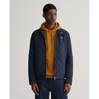 Gant Mens Quilted Windcheater Jacket - Evening Blue - Size L