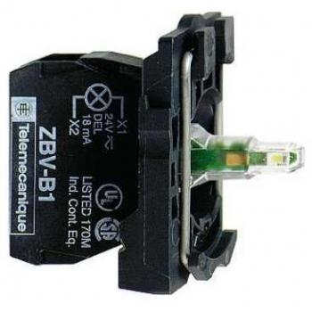 Schneider elec pic - mss 41 14 - Cuerpo con piloto intermitente con tornillo 24v rojo