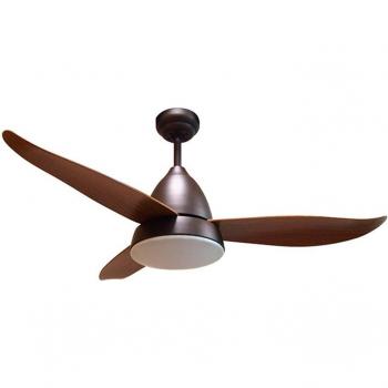 Ventilador de Techo Marino Lumit DC LED 16W con Mando a Distancia Color Marrón Ø122x45 cm