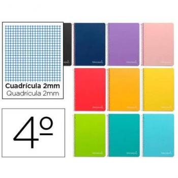 Cuaderno Witty tamaño cuarto milimetrado sin margen
