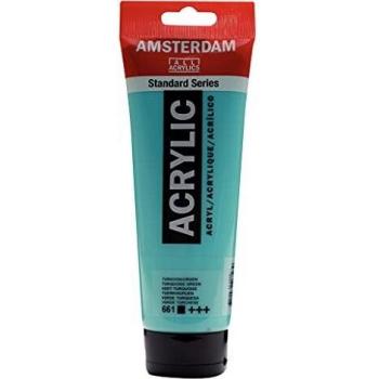Amsterdam ACRY.Pintura TURQ, verde turquesa, talla única