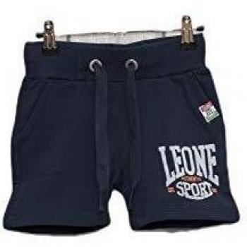LEONE - Pantalones Cortos Deportivos para niños - Azul Marino